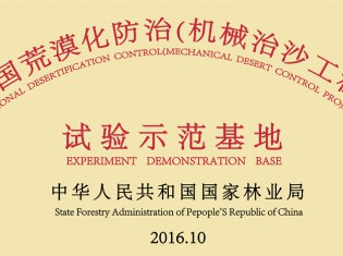 全國(guó)荒漠化防治(機(jī)械治沙工程)試驗(yàn)示范基地 全國(guó)荒漠化防治(機(jī)械治沙工程)試驗(yàn)示范基地