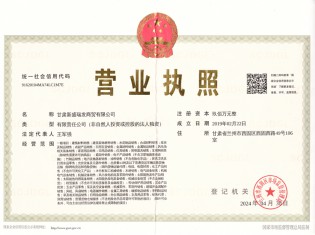 甘肅新盛瑞發(fā)商貿(mào)有限公司營(yíng)業(yè)執(zhí)照