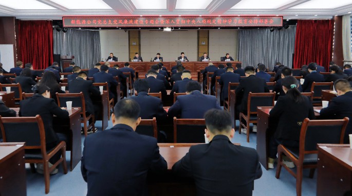 新能源公司召開黨風(fēng)廉政建設(shè)專題會(huì)暨深入貫徹中央八項(xiàng)規(guī)定精神學(xué)習(xí)教育部署會(huì)